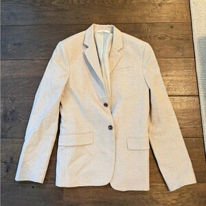 H&M Light Tan Blazer Boys Linen/cotton